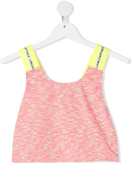 Stella McCartney Kids топ без рукавов с логотипом