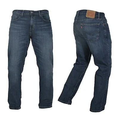 Мужские джинсы Levi s 559 свободного кроя стального синего цвета 00559-0421