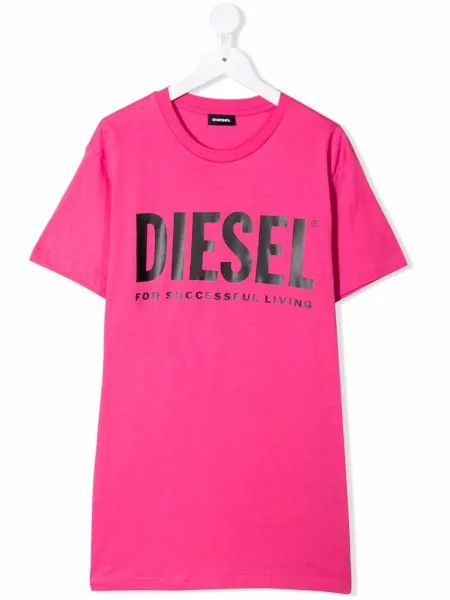 Diesel Kids футболка с логотипом