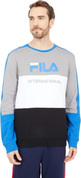 Толстовка Fila Bravo Sweatshirt, цвет Gray/White/Black