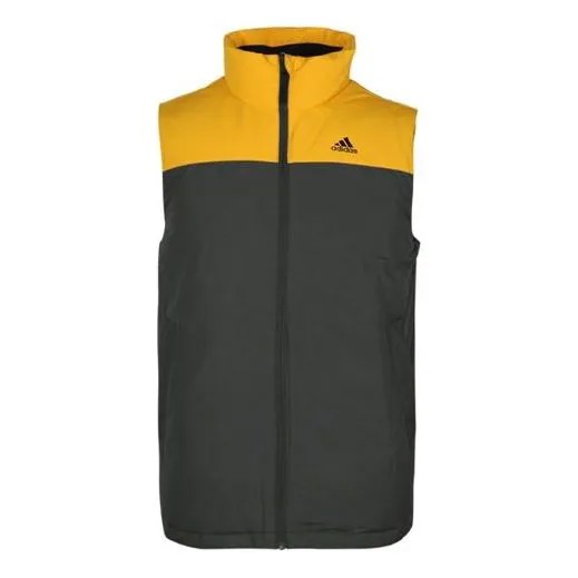 Пуховик adidas Down Vest CB Outdoor protection against cold Stay Warm Stand Collar Brown, коричневый