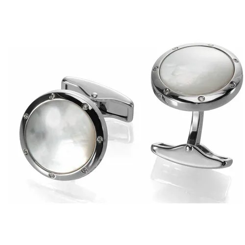 Запонки Porsche Design, серебрение, серебряный