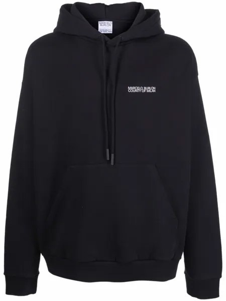 Marcelo Burlon County of Milan худи с логотипом Cross, черный