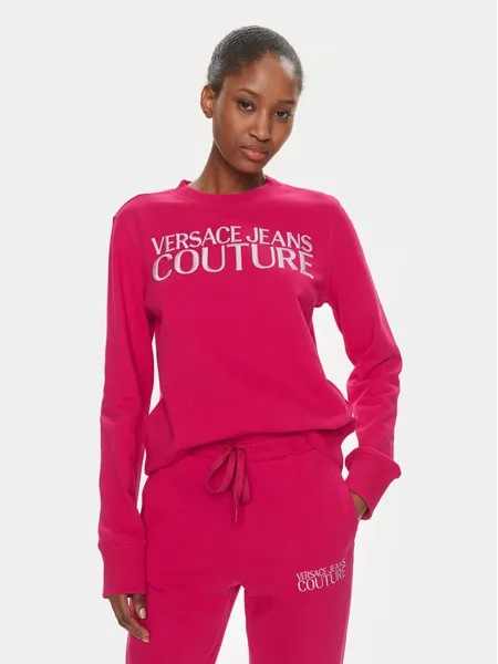 Толстовка обычного кроя Versace Jeans Couture, розовый