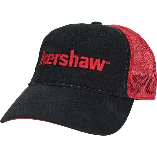 Бейсболка Kershaw Red / Black Mesh Trucker Cap модель CAPKER181