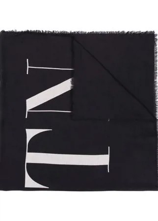 Valentino шарф с логотипом VLTN