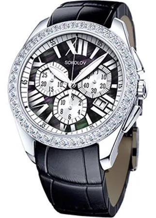 Fashion наручные  женские часы Sokolov 149.30.00.001.08.01.2. Коллекция Gran Turismo