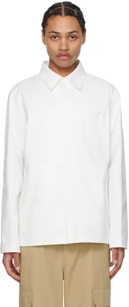 Белая куртка на молнии Valentino