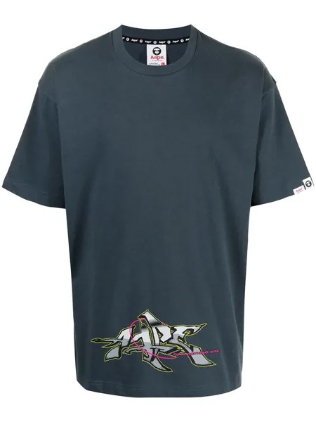 AAPE BY *A BATHING APE® футболка с логотипом Universe