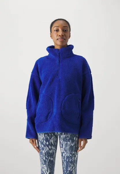 Флисовый пуловер TEXTURED HALF ZIP Sweaty Betty, цвет lightning blue