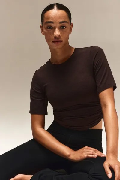Супермягкая спортивная футболка Drymove H&M, коричневый
