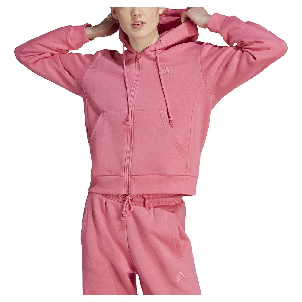 Толстовка adidas Sportswear All Szn Fleece Full Zip, розовый
