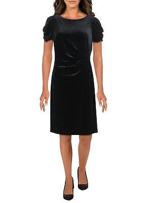 KARL LAGERFELD Женское черное вечернее платье-пуф с рукавами выше колена + расклешенное платье 8