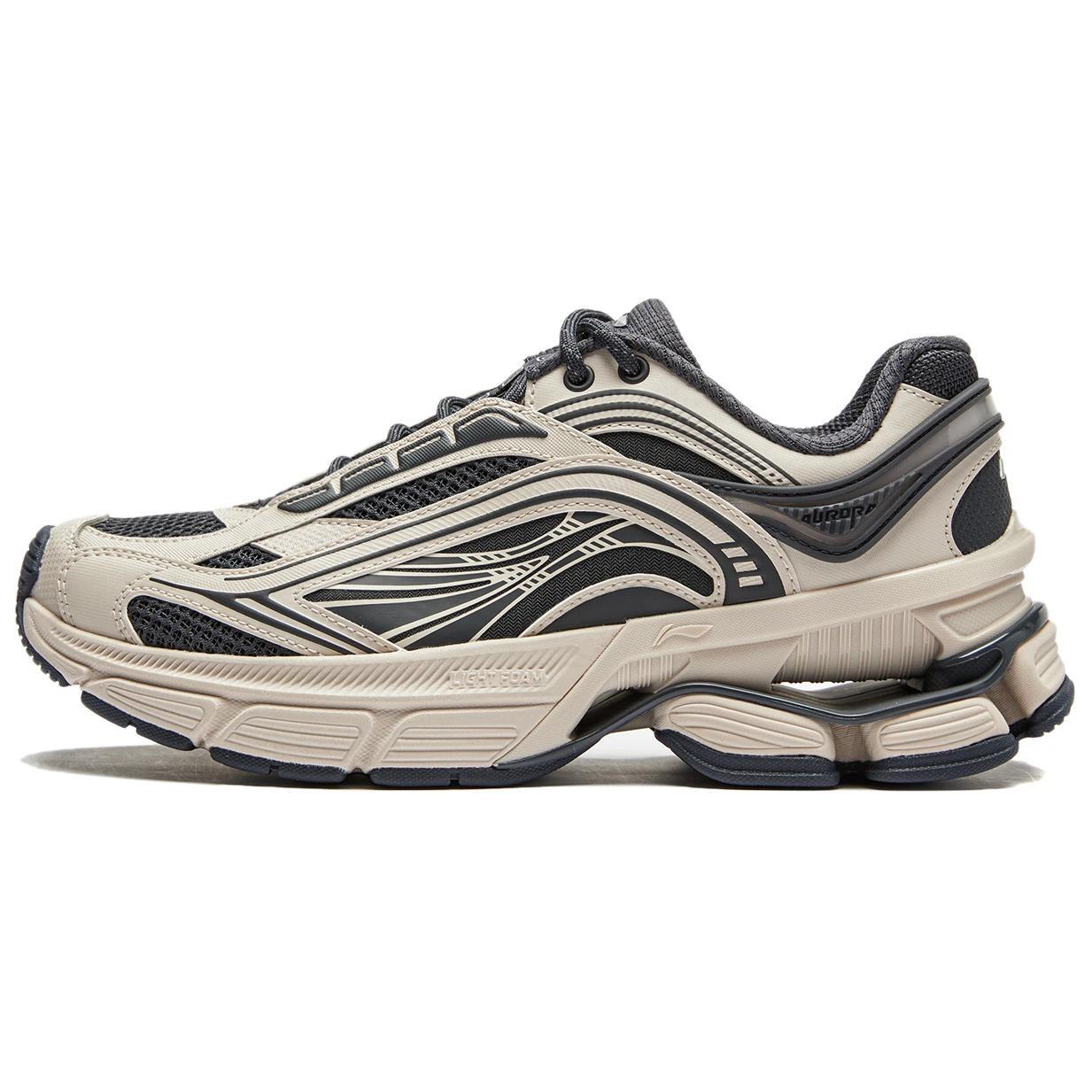 Кроссовки LINING Aurora RENEW Lifestyle Shoes Women's Low-top Moonlight Gray / Sandalwood Black, черный