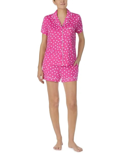 Пижама Kate Spade New York Short Sleeve Notch Boxer, цвет Springtime Dot