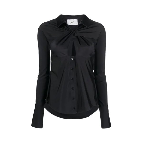 Рубашка Coperni Cut Out Shirt, черный