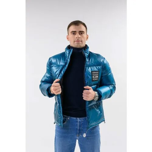 Куртка Armani Exchange, размер L, бирюзовый