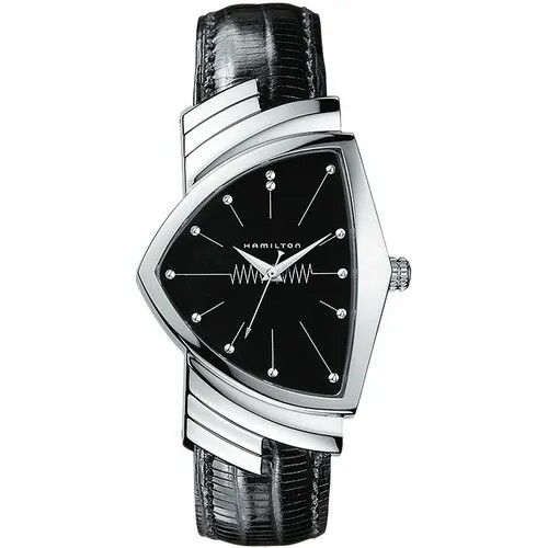 Наручные часы Hamilton Ventura, черный, серебряный