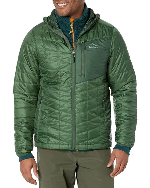 Куртка L.L.Bean Primaloft Packaway Hooded Regular, цвет Rain Forest/Deep Balsam