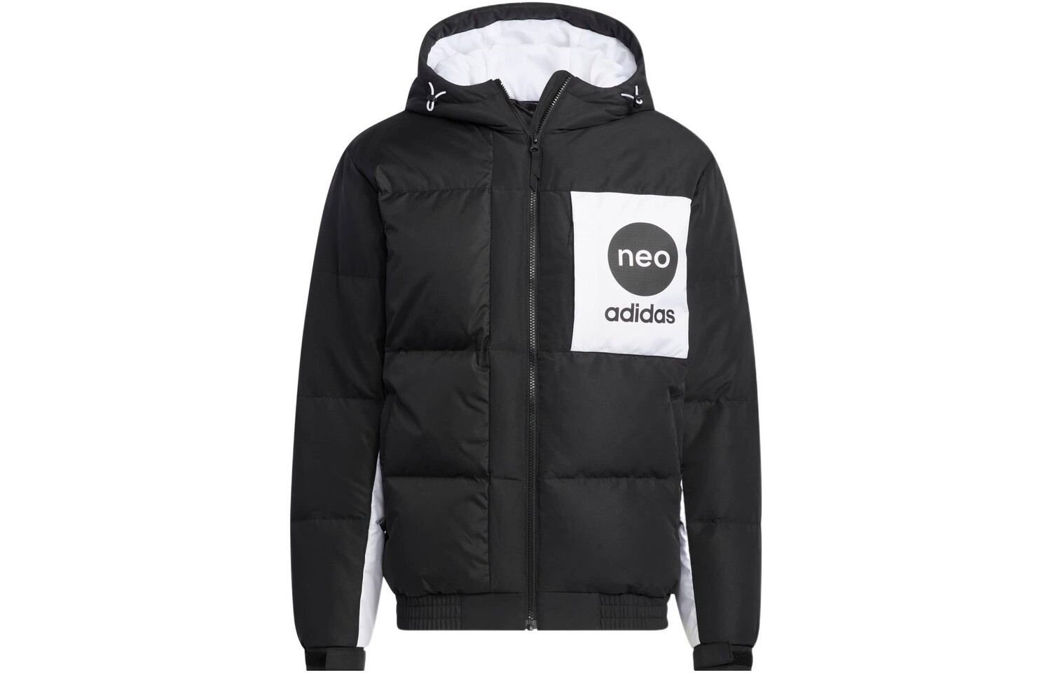 Пуховик унисекс черный Adidas Neo, черный