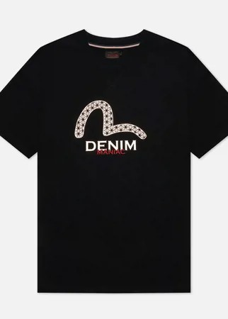 Мужская футболка Evisu Multi-Pocket Digital & Foil Printed, цвет чёрный, размер S