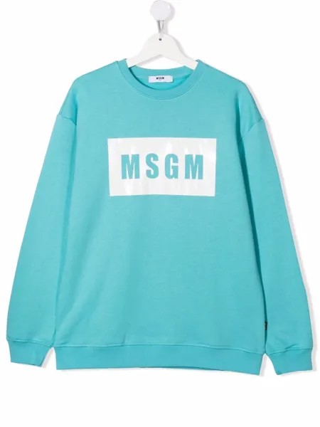 MSGM Kids толстовка с логотипом