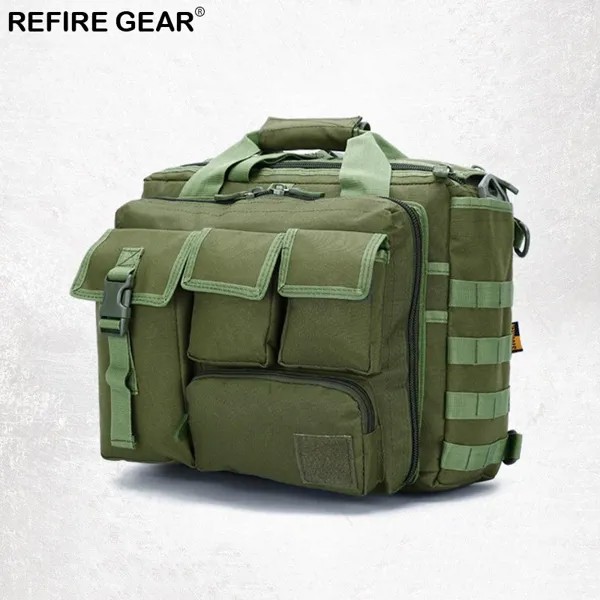 Мужской нейлоновый портфель Refire Gear, прочная сумка для активного отдыха, походов и кемпинга, камуфляжная вместительная сумка для рыбалки