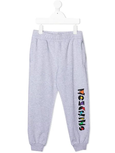 Moschino Kids спортивные брюки с логотипом