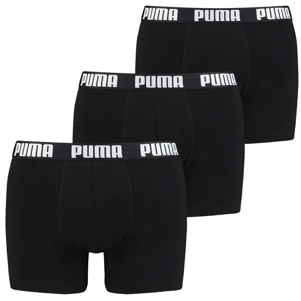 Боксеры Puma Boxershorts PUMA EVERYDAY BOXER 3P, цвет 001 - Black
