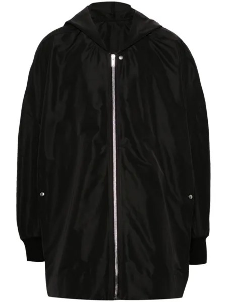 Rick Owens пальто Jumbo Peter с капюшоном, черный