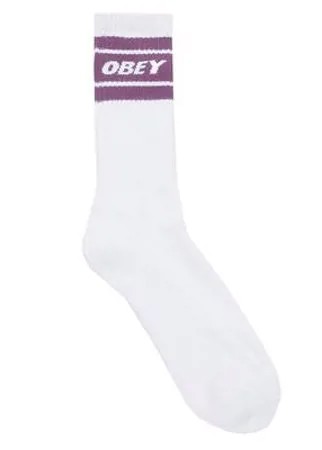 Носки OBEY Cooper Ii Socks White / Purple Nitro 2021