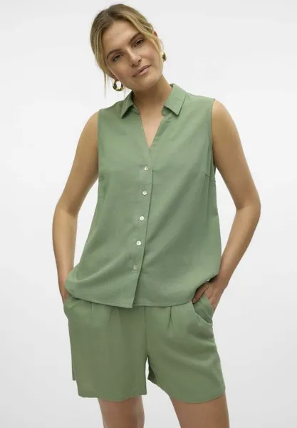 Рубашка Vmmymilo Vero Moda, зеленый