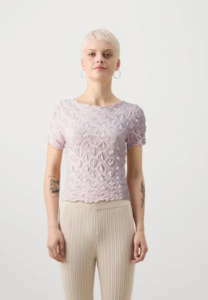 Футболка с принтом Vmuma Structured Vero Moda, вишневый цвет