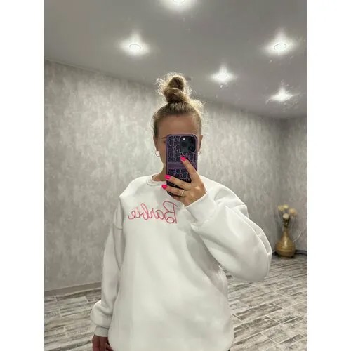 Свитшот размер OneSize, белый