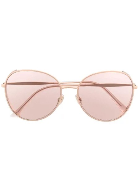 Jimmy Choo Eyewear солнцезащитные очки в оправе 'кошачий глаз'