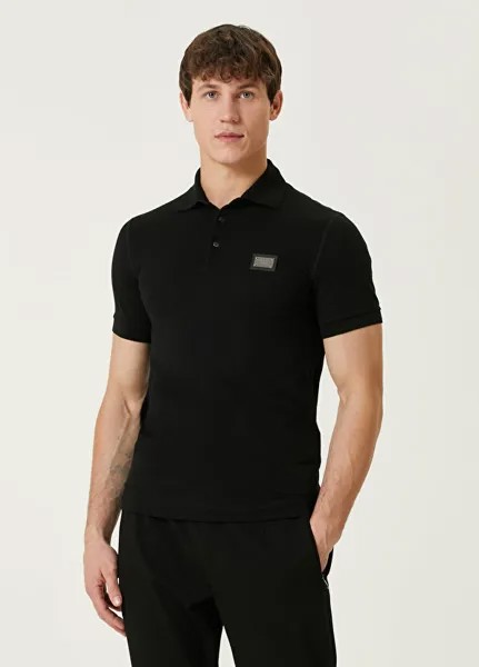 Черная футболка-поло Dolce&Gabbana