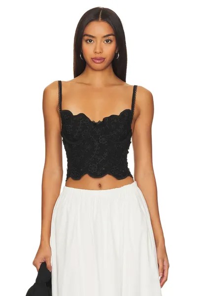 Топ For Love & Lemons Natalia Corset, черный