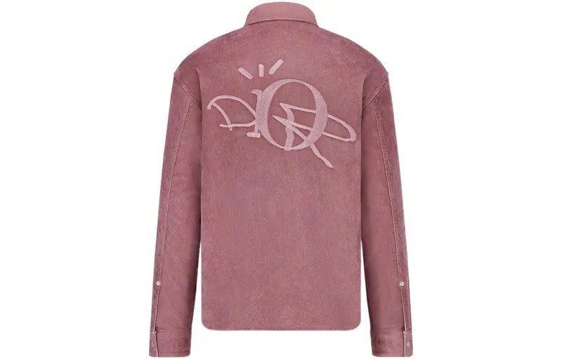Travis Scott Quarterly Новые продукты Рубашка Мужская Розовая Dior, розовый