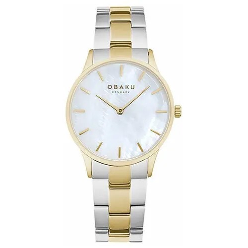 Наручные часы OBAKU Obaku Lyng Lille Steel V247LXGWSF, серебряный
