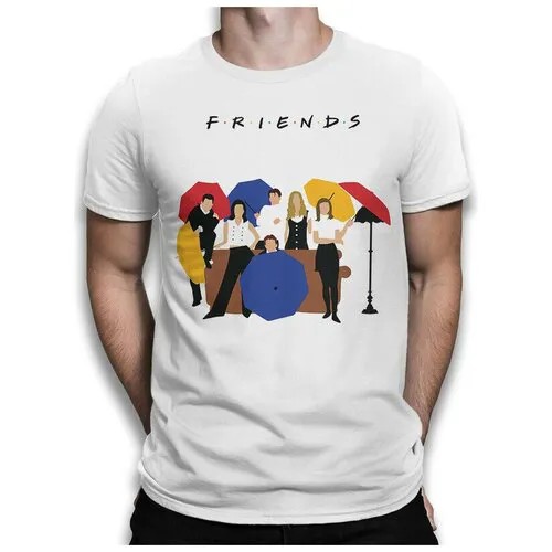 Футболка Design Heroes, размер 2XL, белый
