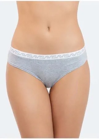 Vis-a-Vis Трусы бикини низкой посадки, размер XL, m.grey