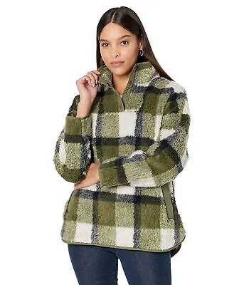 Женская одежда Куртка-туника Madewell (Re)sources Sherpa Popover в клетку