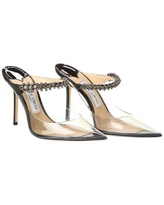 Женские туфли Jimmy Choo Bing 100 из плексигласа и кожи (оригинальные подержанные)
