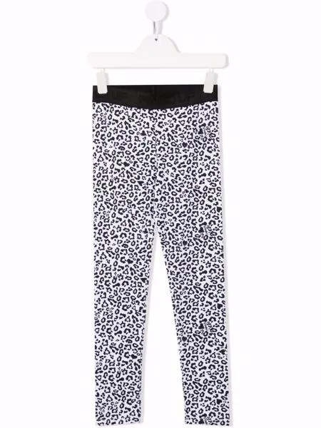 Pinko Kids легинсы с леопардовым принтом
