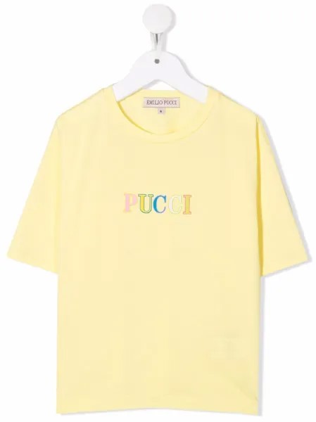 Emilio Pucci Junior футболка с логотипом