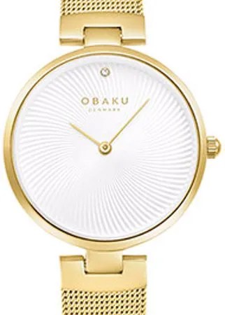 Fashion наручные  женские часы Obaku V256LXGIMG. Коллекция Diamant