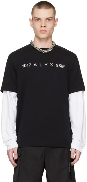 Черная футболка с принтом 1017 ALYX 9SM