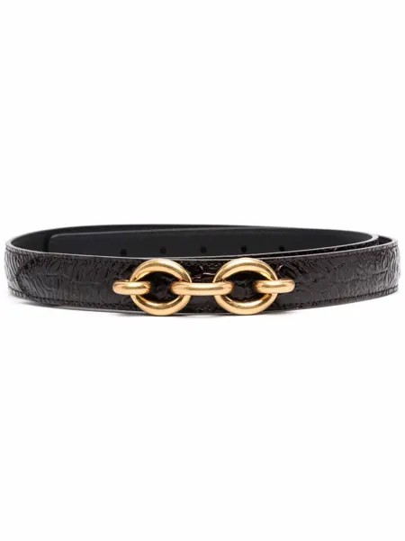 Saint Laurent ремень Maillon с цепочным декором