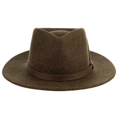 Шляпа STETSON арт. 2198135 TRAVELLER WOOLFELT MIX (темно-коричневый), размер 59