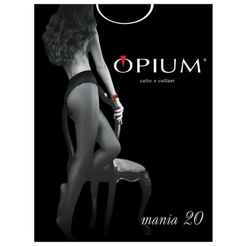 Колготки Opium Mania 20 den, размер 3-M, nero (черный)